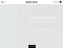 Tablet Screenshot of berodinwax.com